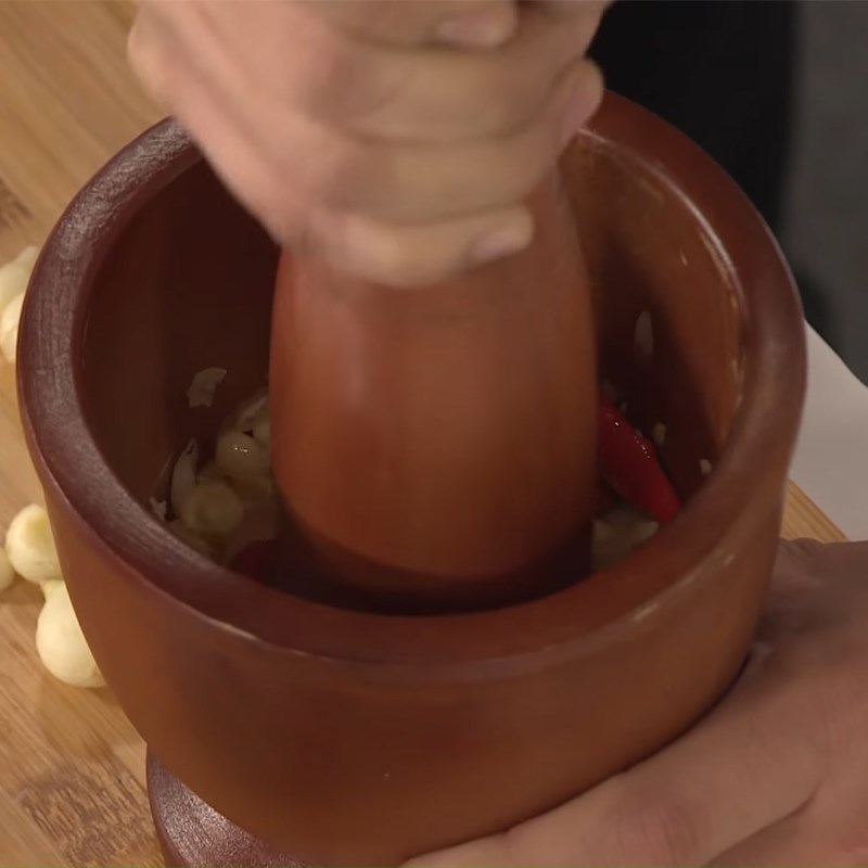 Bước 1 Sơ chế nguyên liệu Sườn non rim củ nén