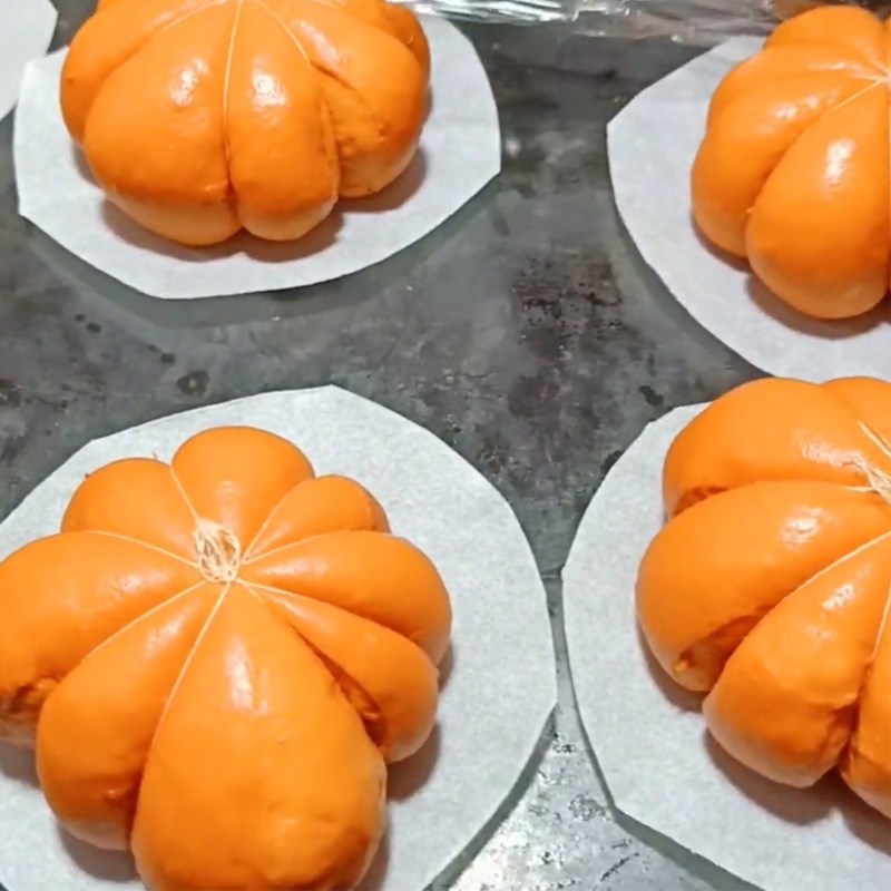 Bước 3 Tạo hình bánh Bánh bao gấc