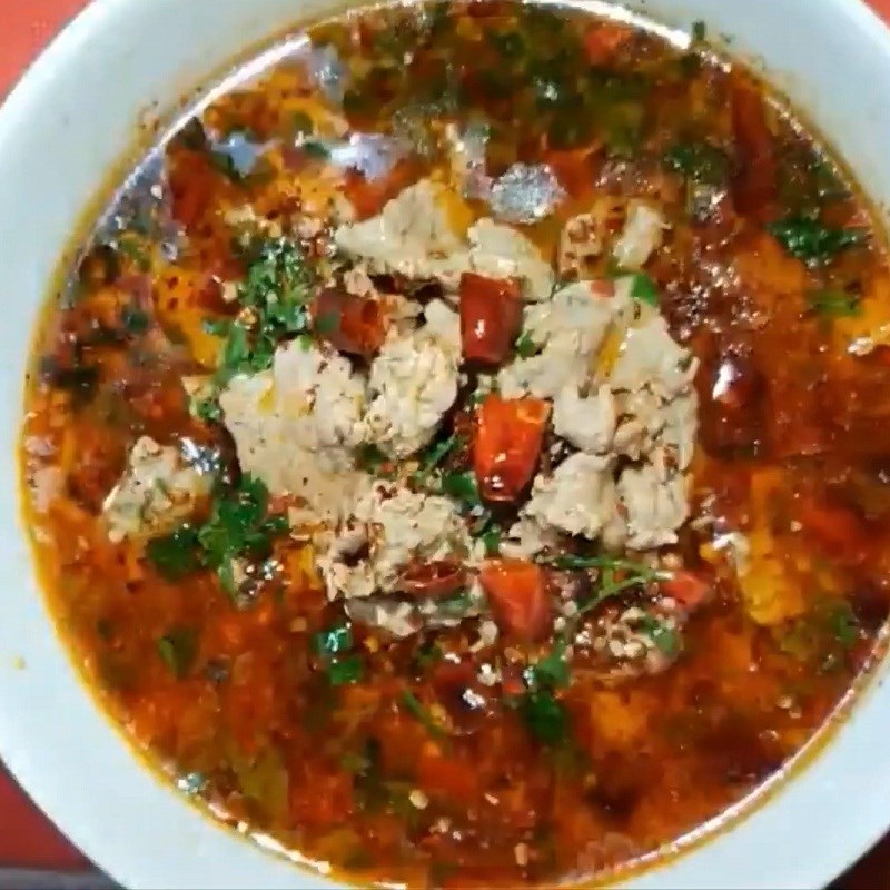 Bước 5 Thành phẩm Bò trụng Tứ Xuyên
