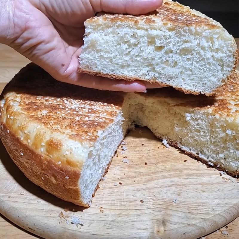 Bước 5 Thành phẩm Bánh mì nướng bằng chảo
