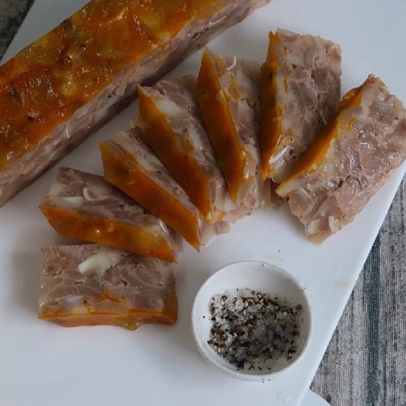 Bước 6 Thành phẩm Chả tai heo