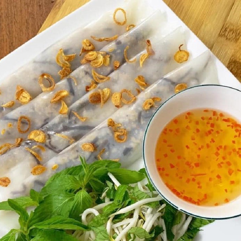 Bước 6 Thành phẩm Bánh cuốn làm bằng bột pha sẵn