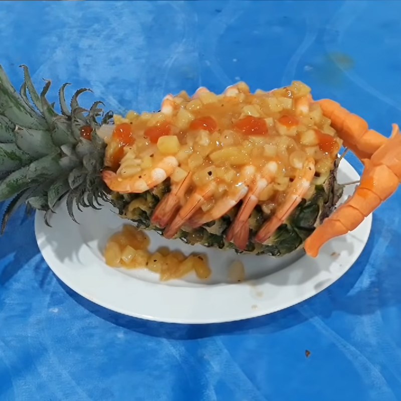 Bước 5 Thành phẩm Tôm sốt trái thơm