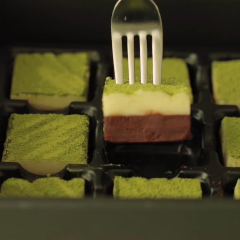 Bước 6 Thành phẩm Nama matcha chocolate