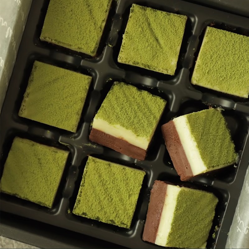 Bước 6 Thành phẩm Nama matcha chocolate