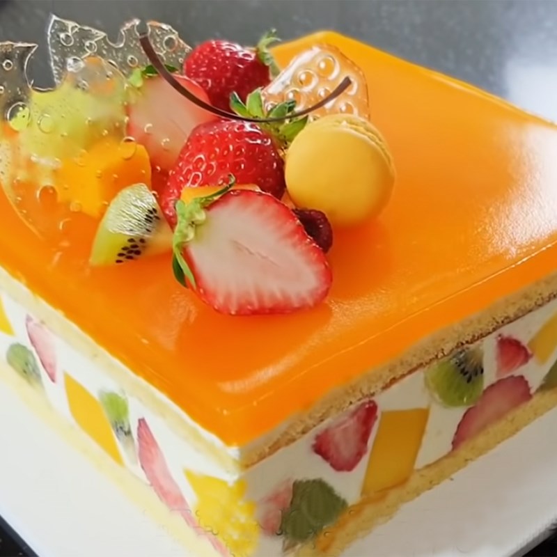 Bước 9 Thành phẩm Cheesecake thạch xoài