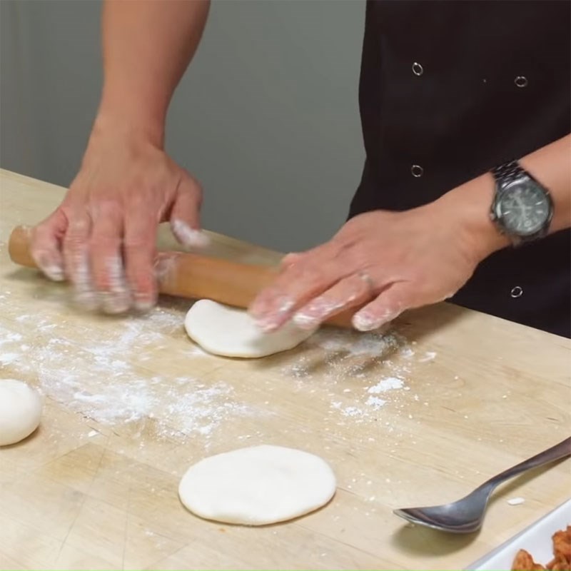 Bước 6 Nặn bánh Bánh bao kim chi