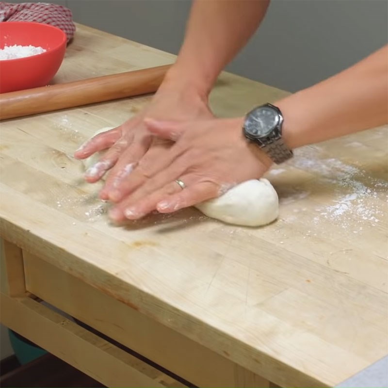 Bước 6 Nặn bánh Bánh bao kim chi