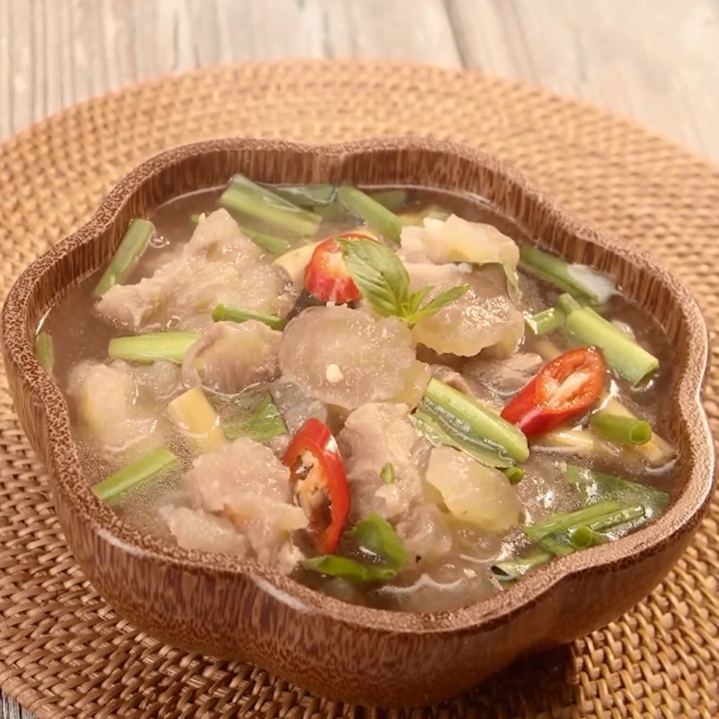 Bước 5 Thành phẩm Canh gân bò