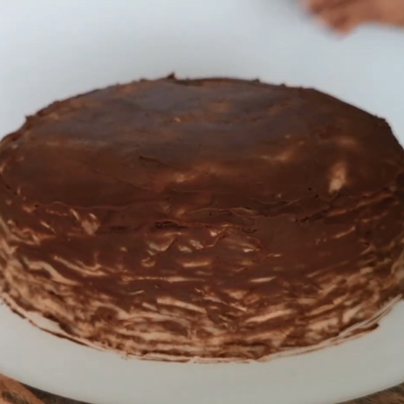 Bước 7 Trang trí Bánh crepe chuối vị kem bơ nutella