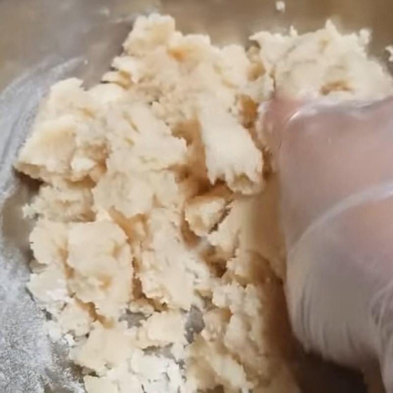Bước 1 Trộn bột bánh Bánh bột đậu phộng