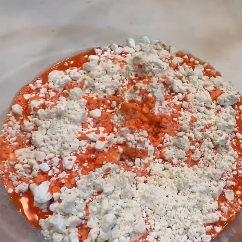 Bước 1 Trộn bột bánh Bánh mì tổ quốc - bánh mì yêu nước