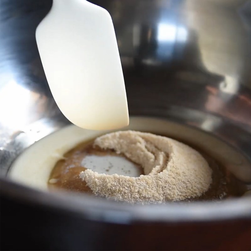 Bước 1 Trộn bột bánh Bánh quy bột đậu nành không trứng