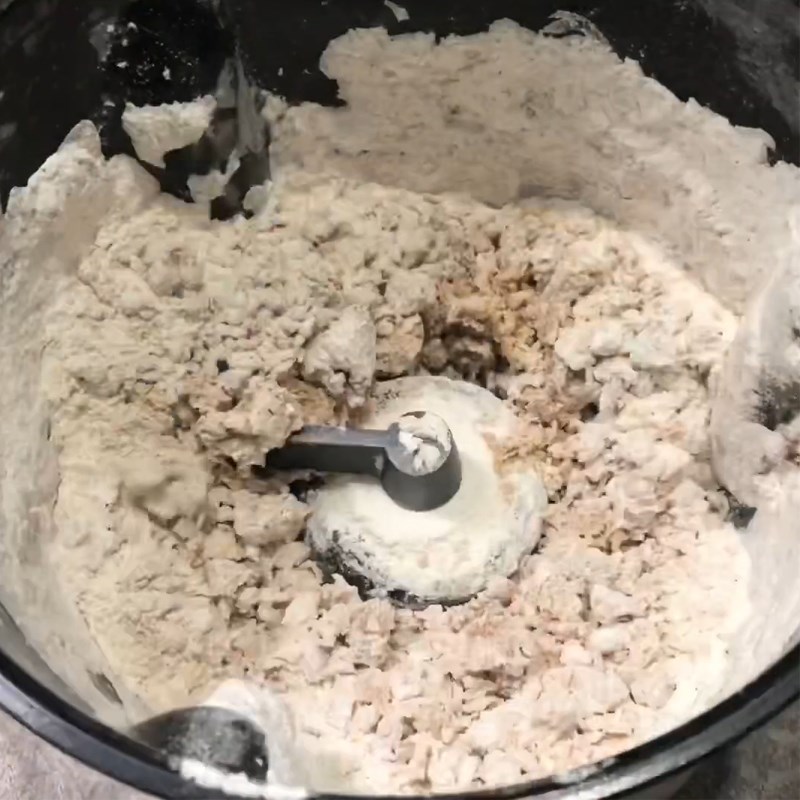 Bước 2 Trộn bột bánh Bánh mì trà sữa