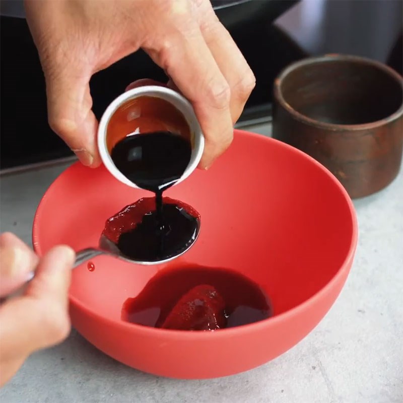 Bước 3 Sơ chế các nguyên liệu khác Bánh bao kim chi