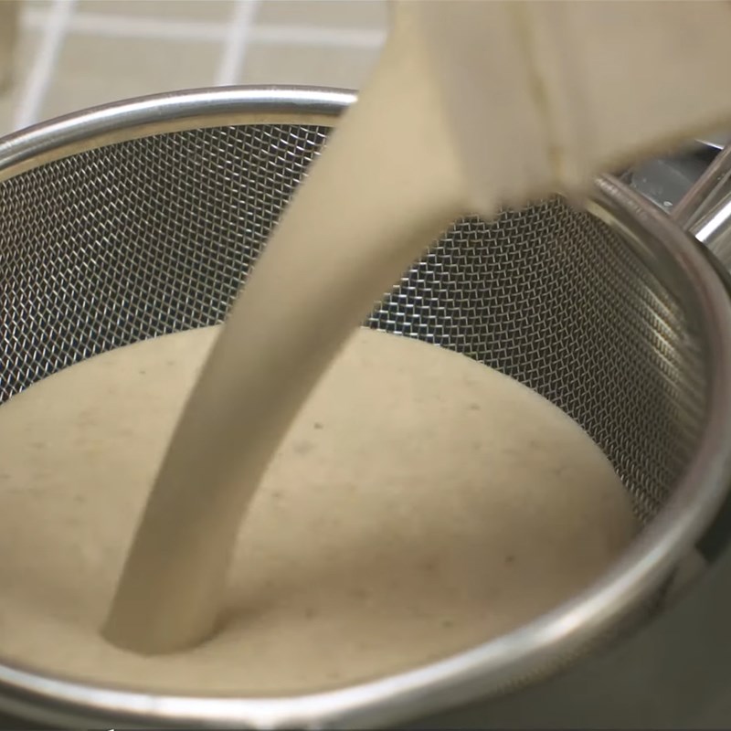 Bước 3 Xay hỗn hợp hạt Sữa Quinoa (diêm mạch) hạt điều