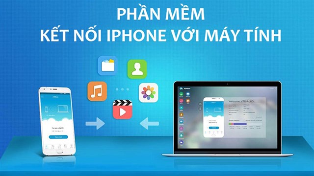  phần mềm kết nối iphone và máy tính 