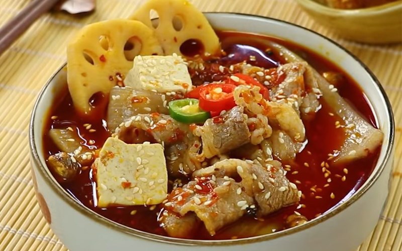 Miến chua cay Trùng Khánh