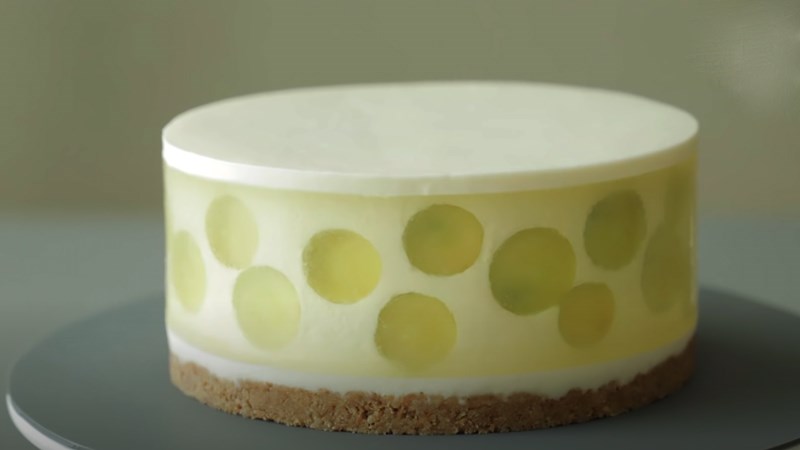 cheesecake nho xanh