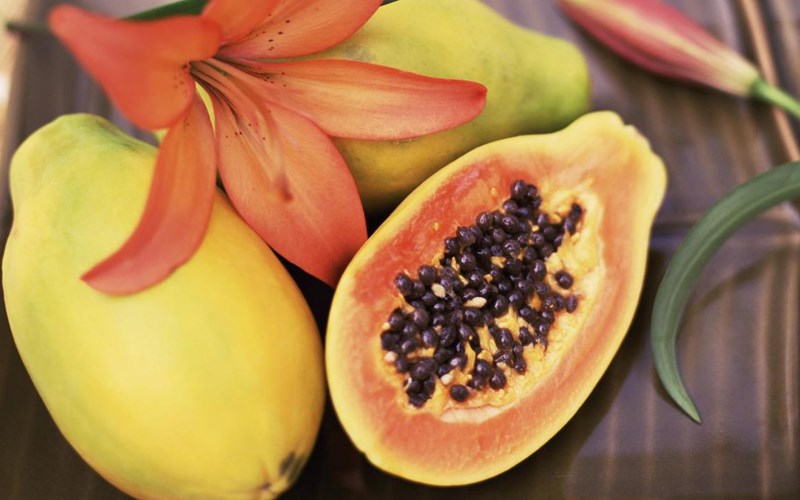 how to choose papaya for Tet