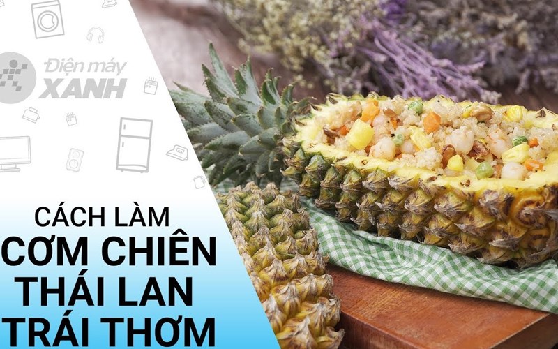 cơm chiên trái thơm