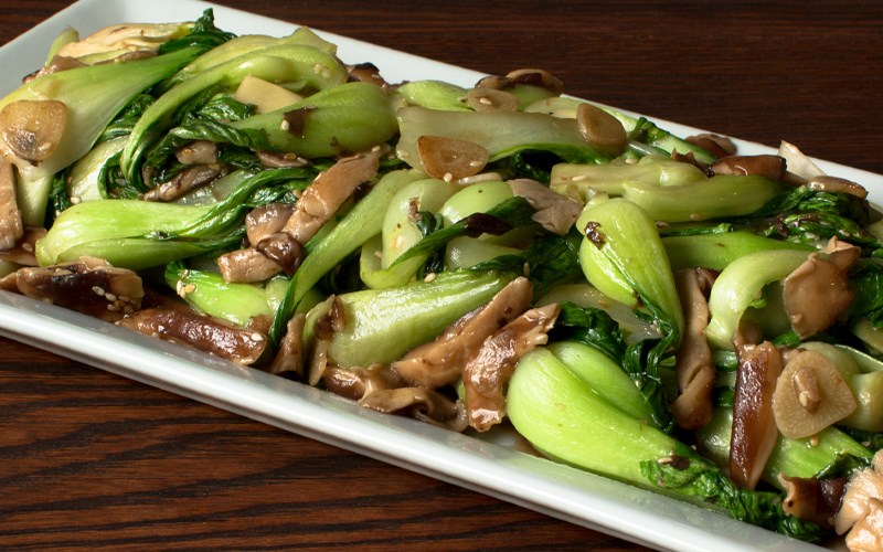 Cải thìa xào nnóng đông cô