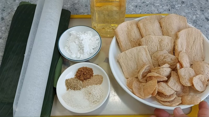 Nguyên liệu món ăn ham chay - hem chay