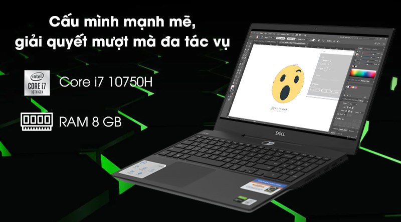Laptop Dell G5 15 5500 i7 (70225485) - Hiệu năng
