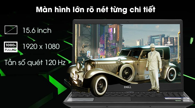 Laptop Dell G5 15 5500 i7 (70225485) - Màn hình
