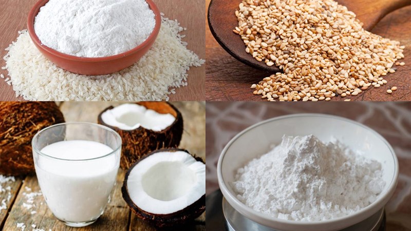 Nguyên liệu món ăn bánh sùng se tay