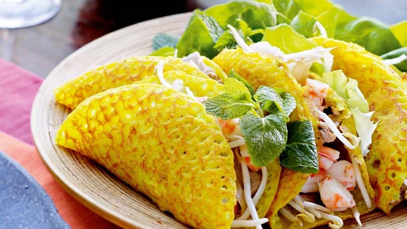 Bánh xèo biển cả Long Hải