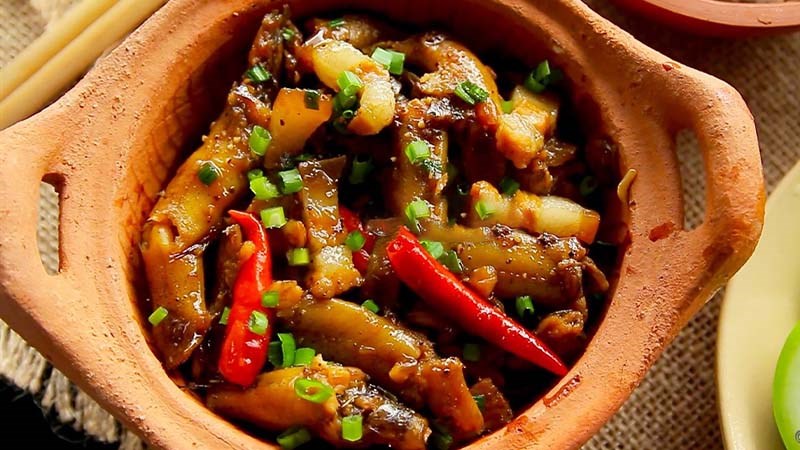 Cá bống sông Trà kho tiêu Quảng Ngãi