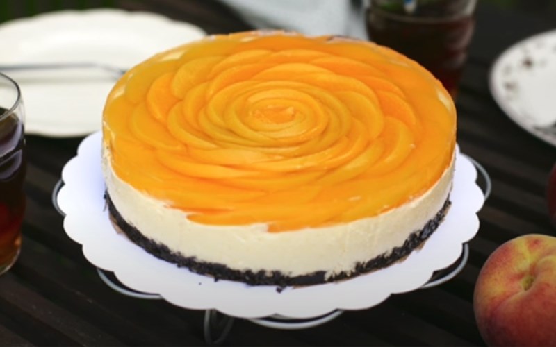 Cheesecake đào