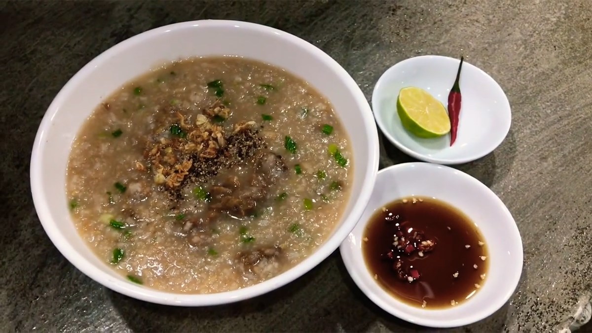 Cháo nhum (cầu gai)