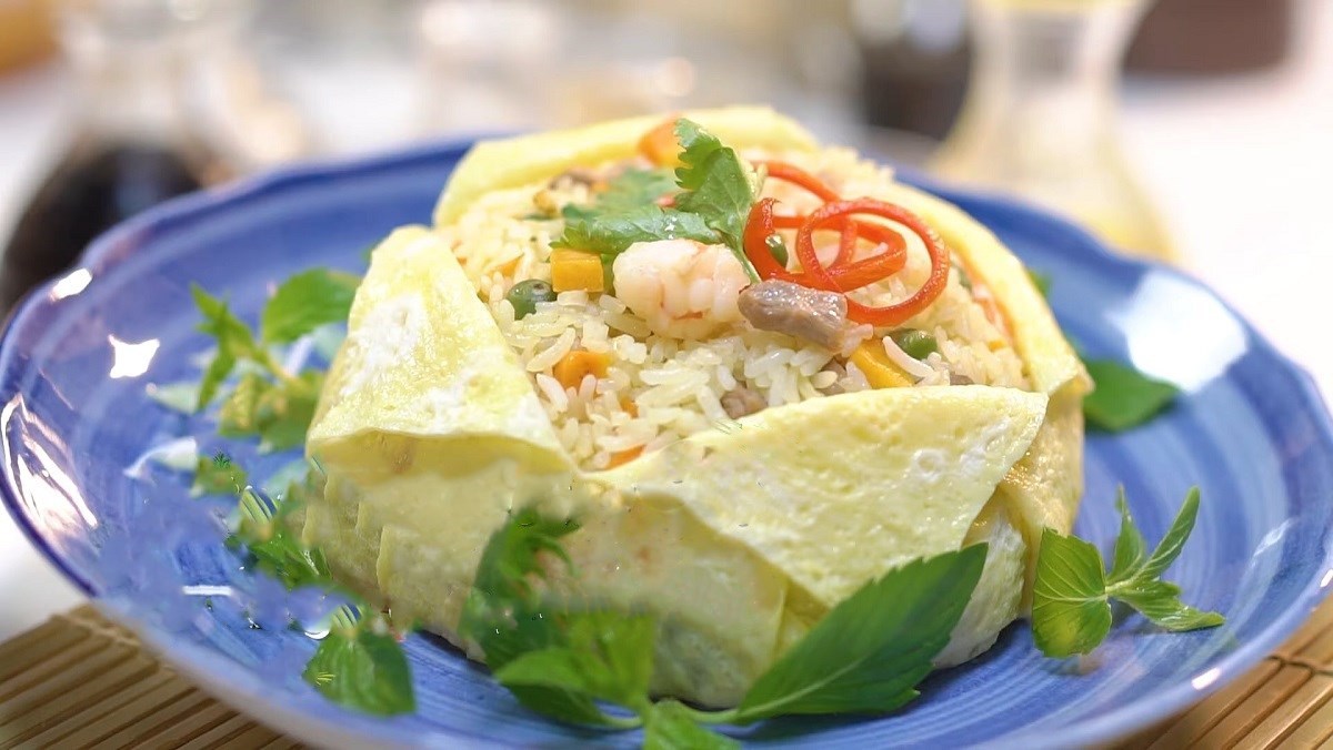 Cơm chiên hoàng bào