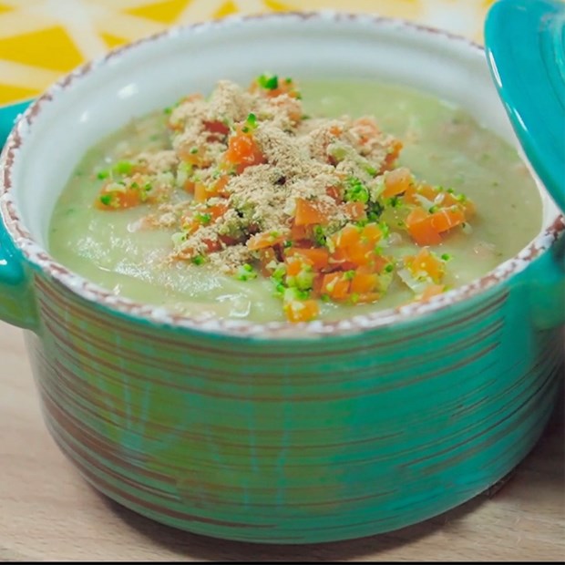 Cách nấu súp khoai lang thơm ngon, bổ dưỡng cho bé ăn dặm