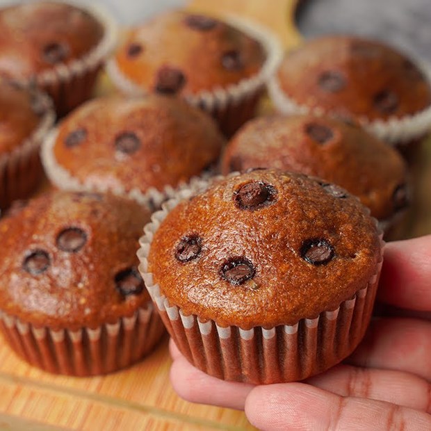 Cách làm bánh muffin cà phê không trứng bằng chảo chống dính thơm lừng