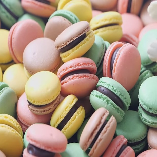 Cách làm bánh macaron mini ngọt ngào xinh xắn