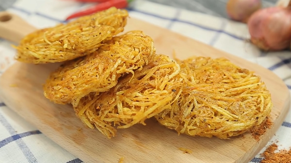 Bánh khoai tây chiên cay