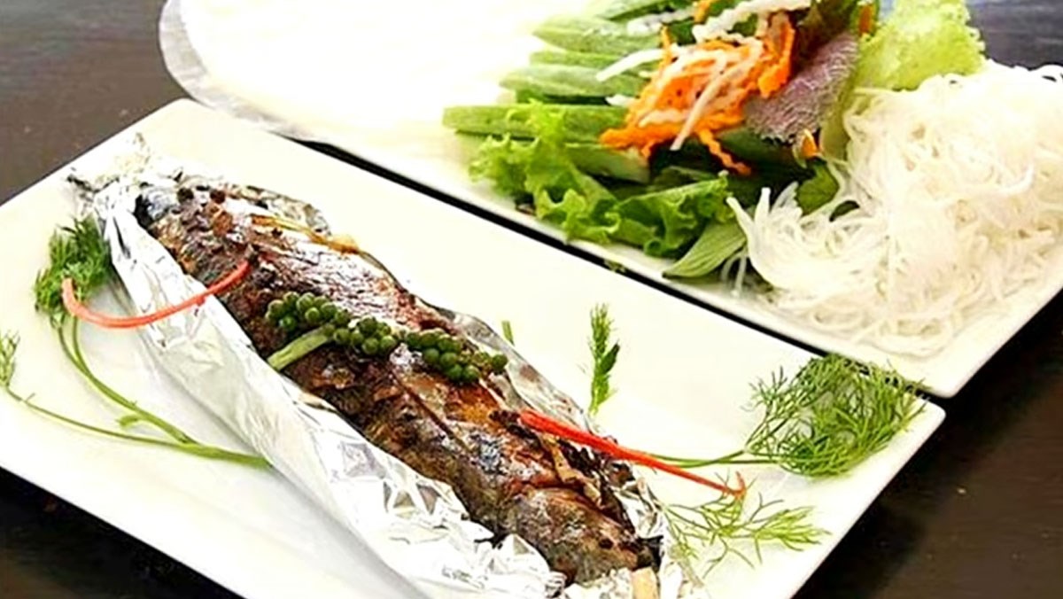 Cá basa nướng giấy bạc