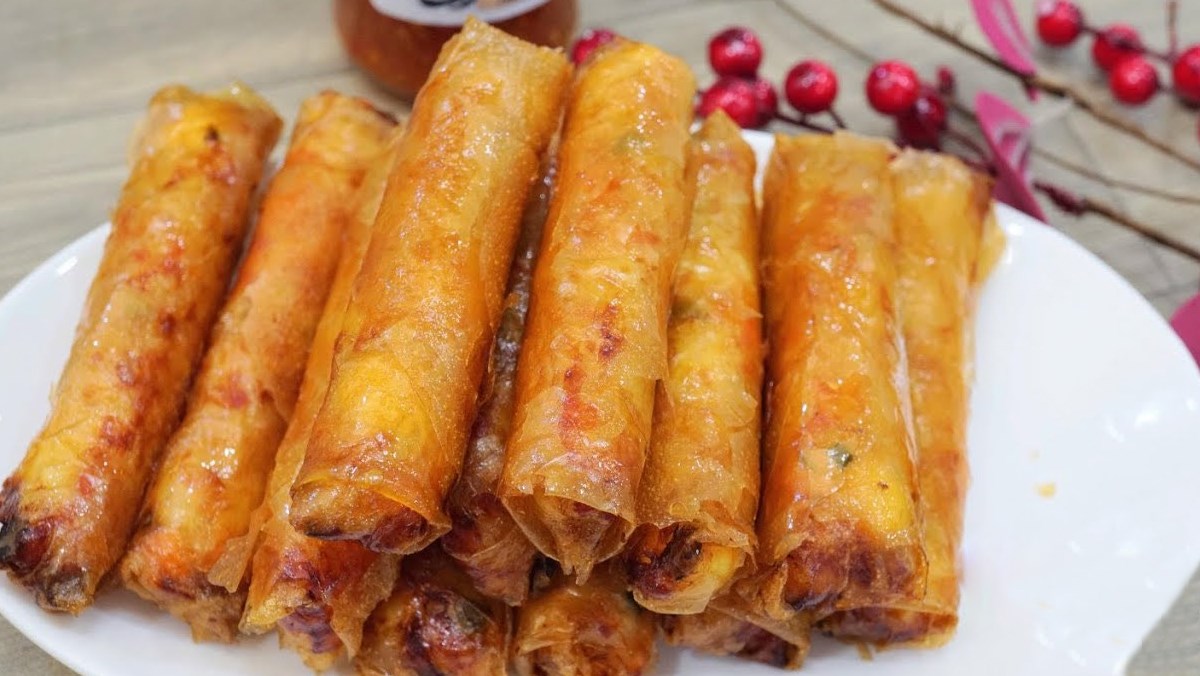 Chả giò hạt sen