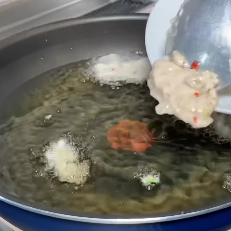 Bước 4 Chiên chả cá Chả cá basa