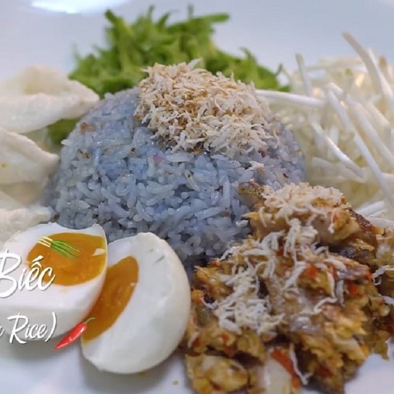 Bước 5 Thành phẩm Cơm hoa đậu biếc