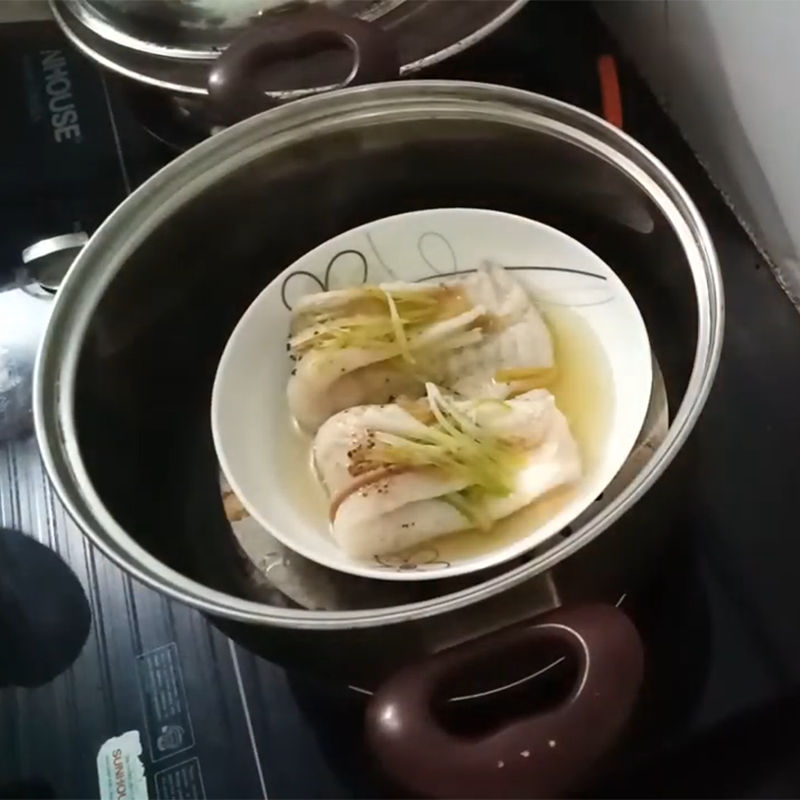 Bước 3 Hấp cá Cá basa hấp xì dầu