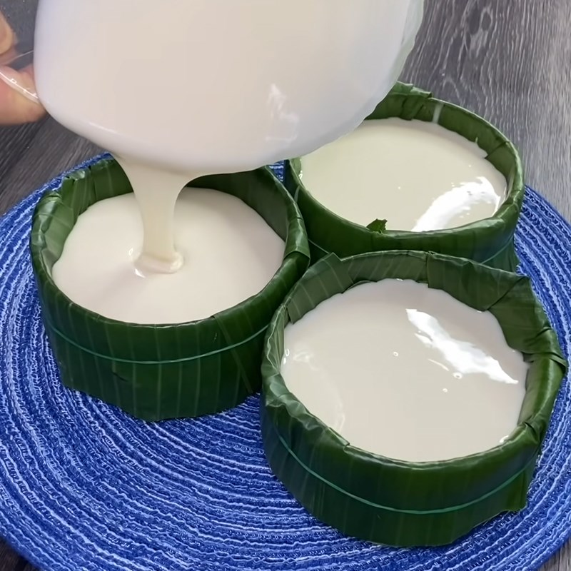 Bước 6 Hấp bánh Bánh gạo lá dứa