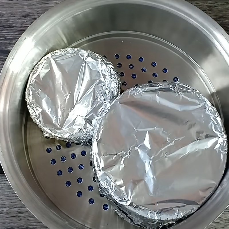 Bước 4 Hấp bột bánh lá dứa Bánh gạo lá dứa