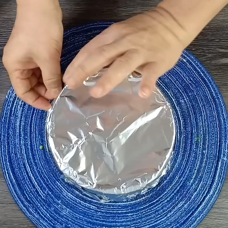 Bước 4 Hấp bột bánh lá dứa Bánh gạo lá dứa