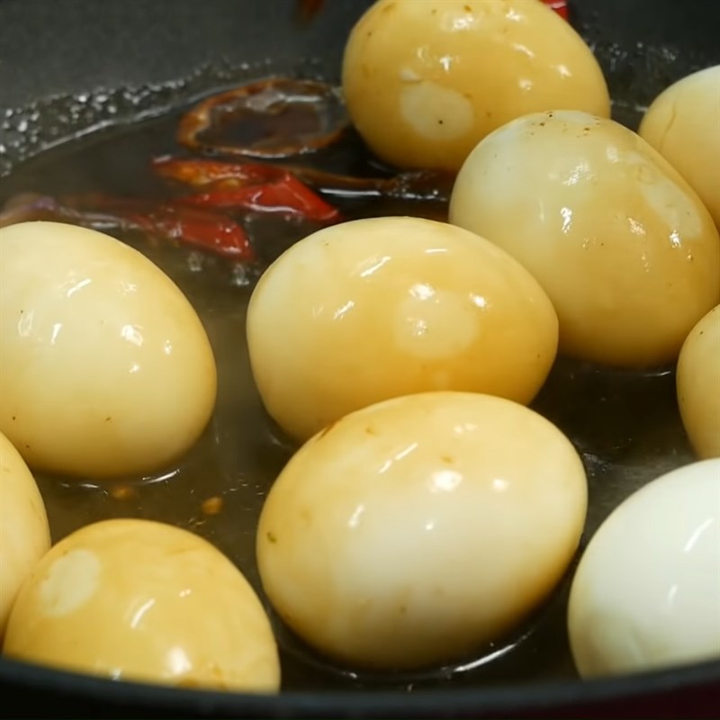 Bước 3 Kho trứng Trứng kho nước tương