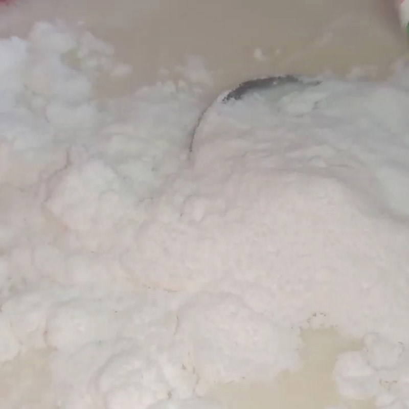 Bước 2 Làm hỗn hợp kem Kem đu đủ túi