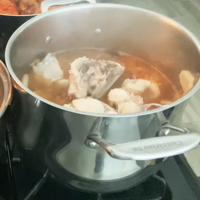 Bước 4 Nấu canh Cá bông lau nấu măng chua